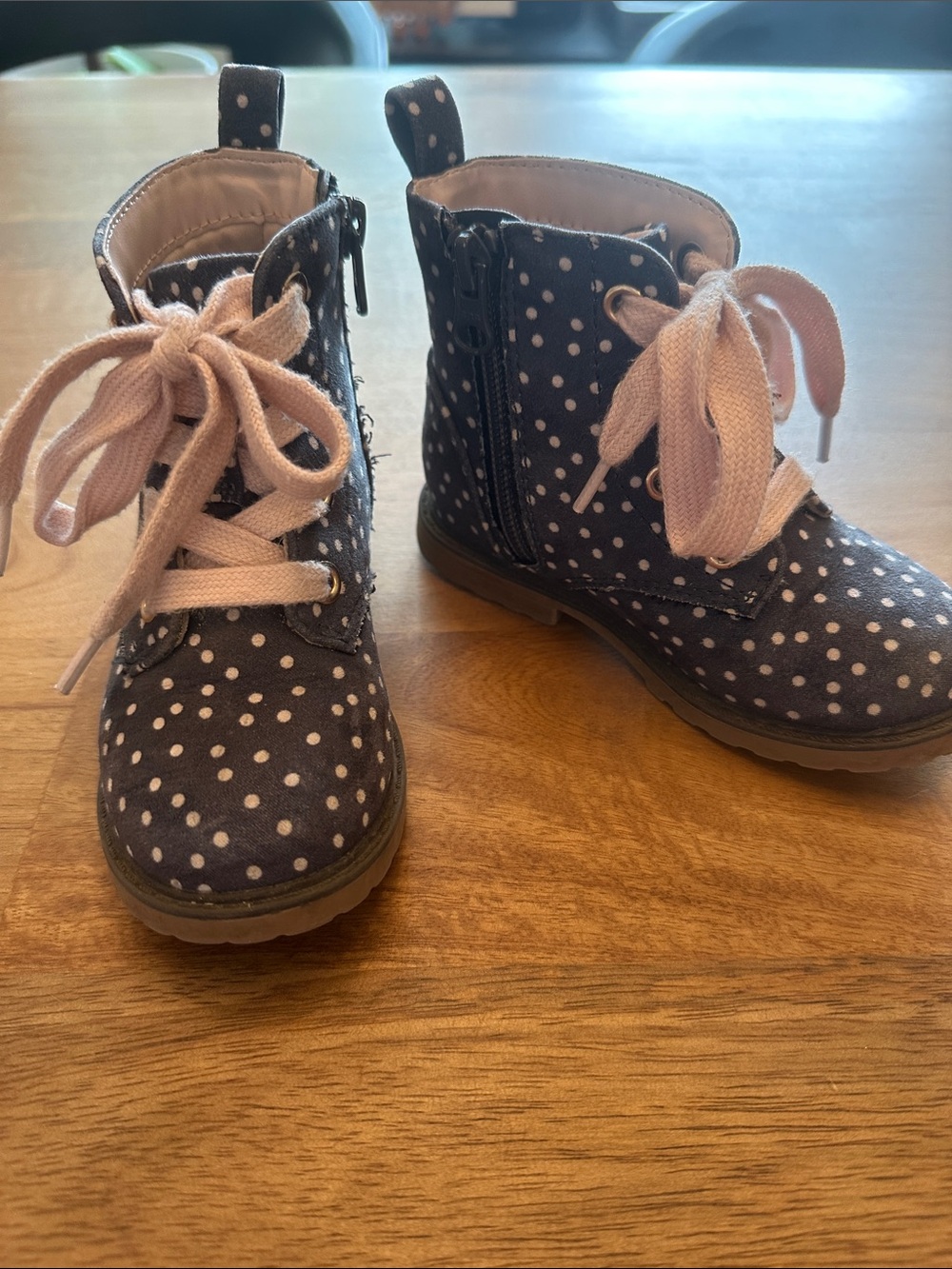 Cat & Jack Toddler Girls Polka Dot Boots